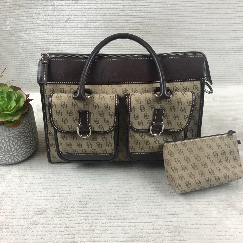Dooney & Bourke Initial Logo Handbag Purse